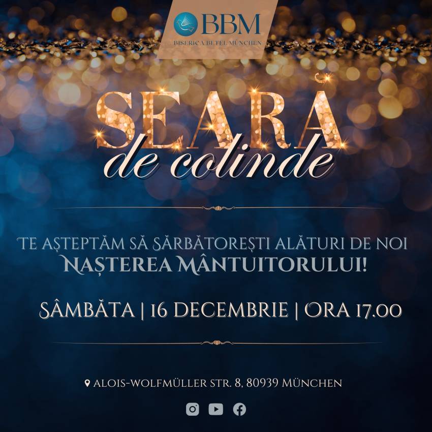 Seară de colinde la Biserica Betel München