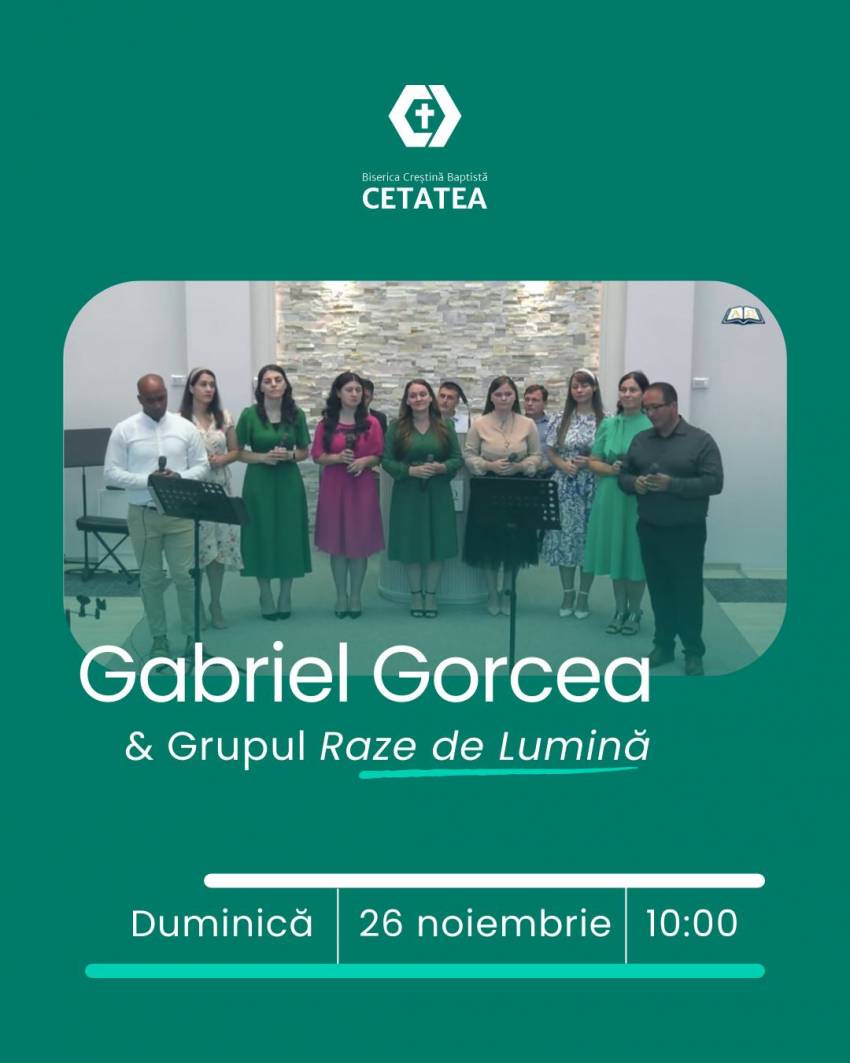 Gabriel Gorcea și Grupul Raze de Lumină la Biserica Cetatea Alba Iulia