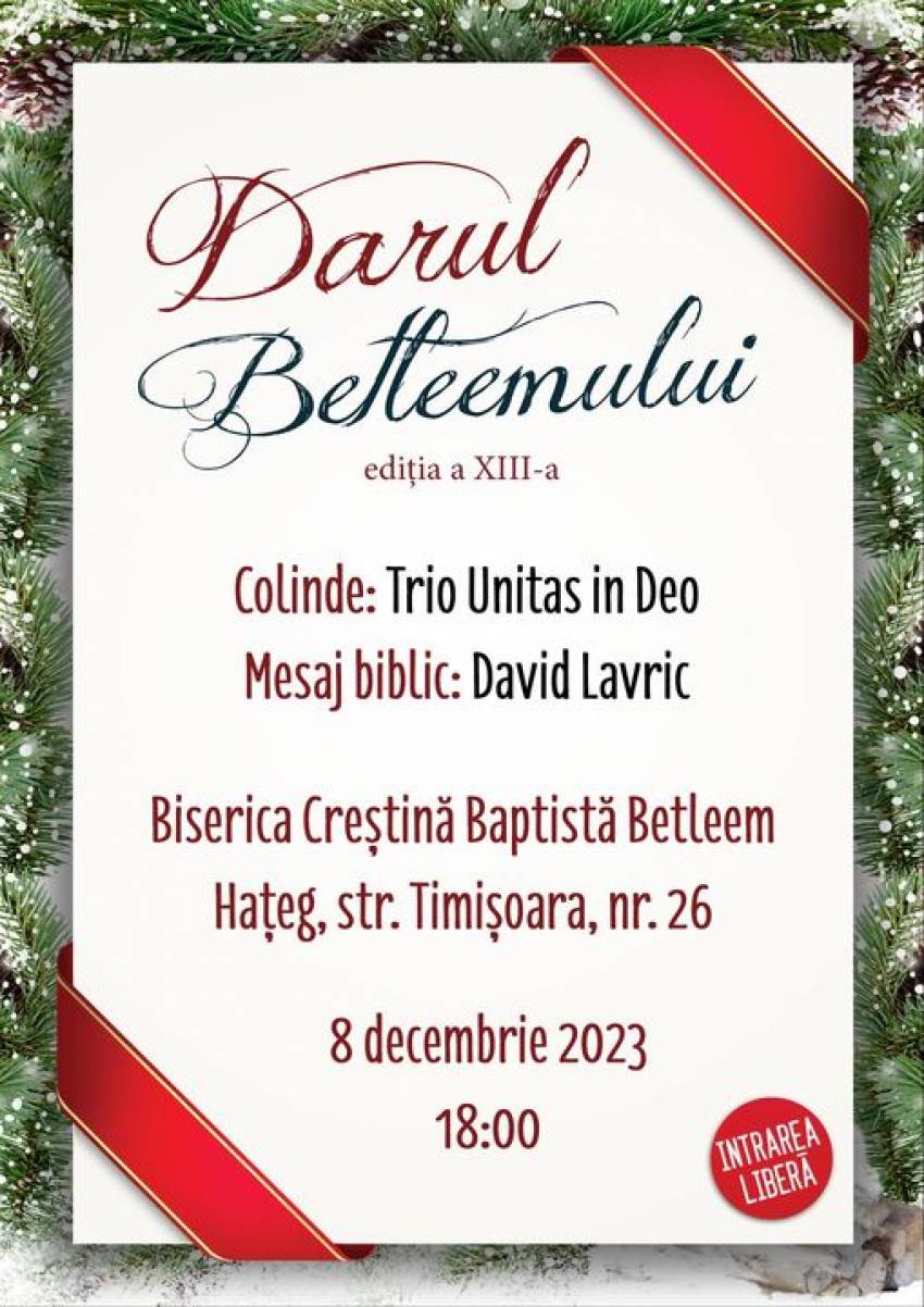 David Lavric la Biserica Betleem Hațeg