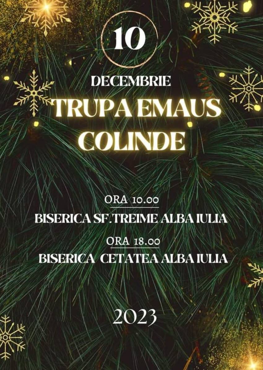Colinde cu Trupa Emaus la Alba Iulia