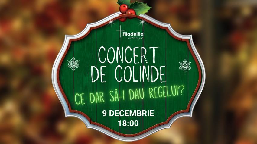 Concert de colinde la Biserica Filadelfia Baia Mare