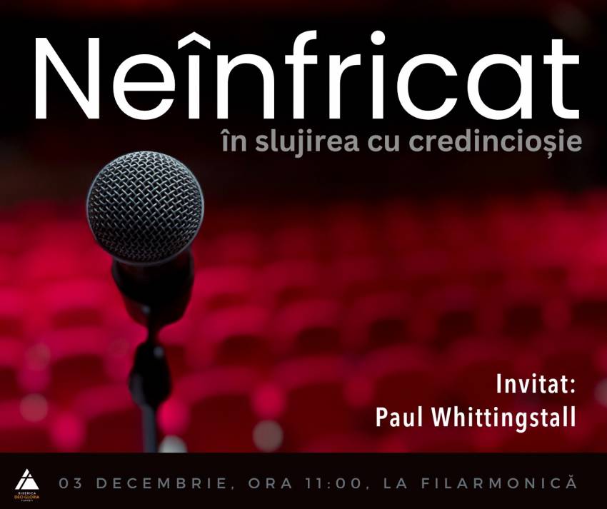 Paul Whittingstall la Biserica Deo Gloria Ploiești