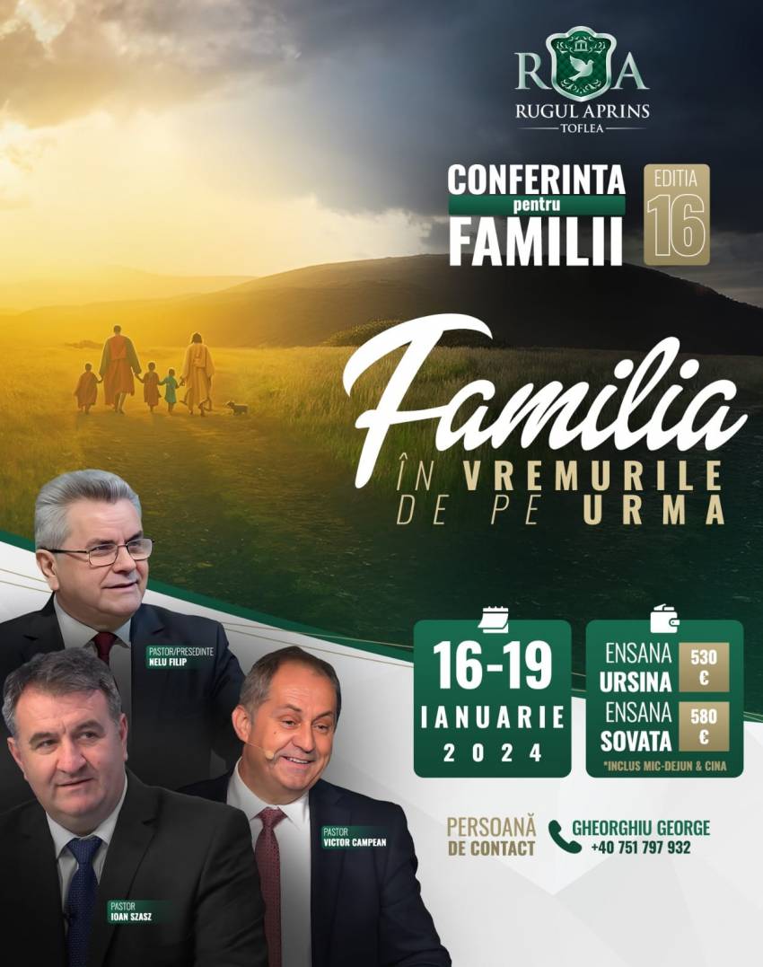 Conferință pentru familii la Sovata