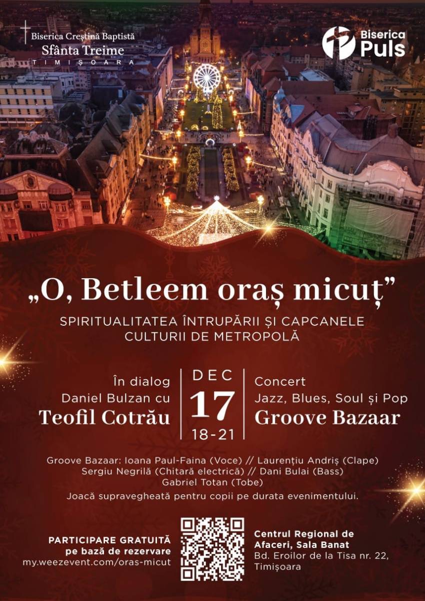 Concert de Crăciun la Centrul Regional de Afaceri Timişoara 