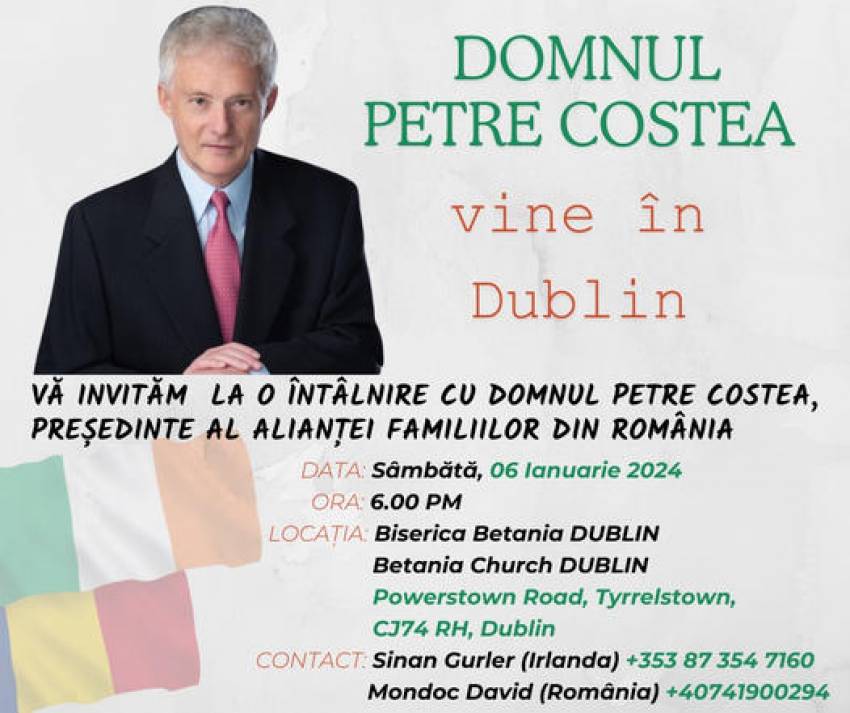 Peter Costea la Biserica Betania Dublin