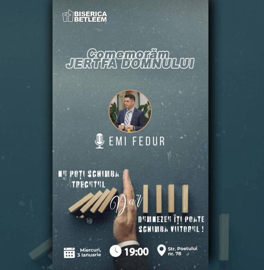 Emanuel Fedur la Biserica Betleem Arad