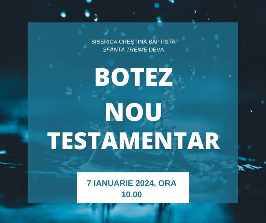 Botez la Biserica Sfânta Treime Deva