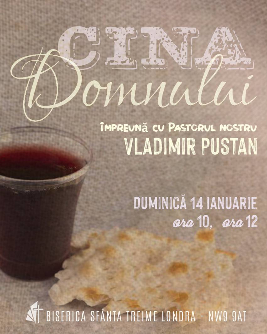 Vladimir Pustan la Biserica Sfânta Treime Londra