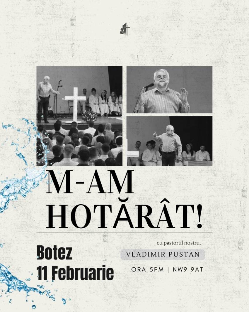 Vladimir Pustan & Botez la Biserica Sfânta Treime Londra