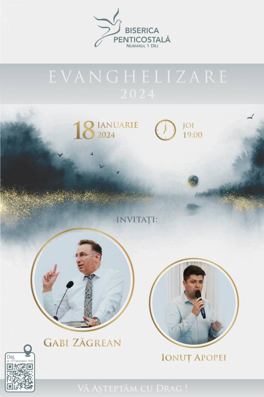 Gabi Zăgrean la Biserica Penticostală Nr.1 Dej