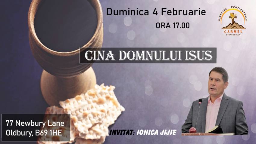 Ionică Jijie la Biserica Carmel Birmingham