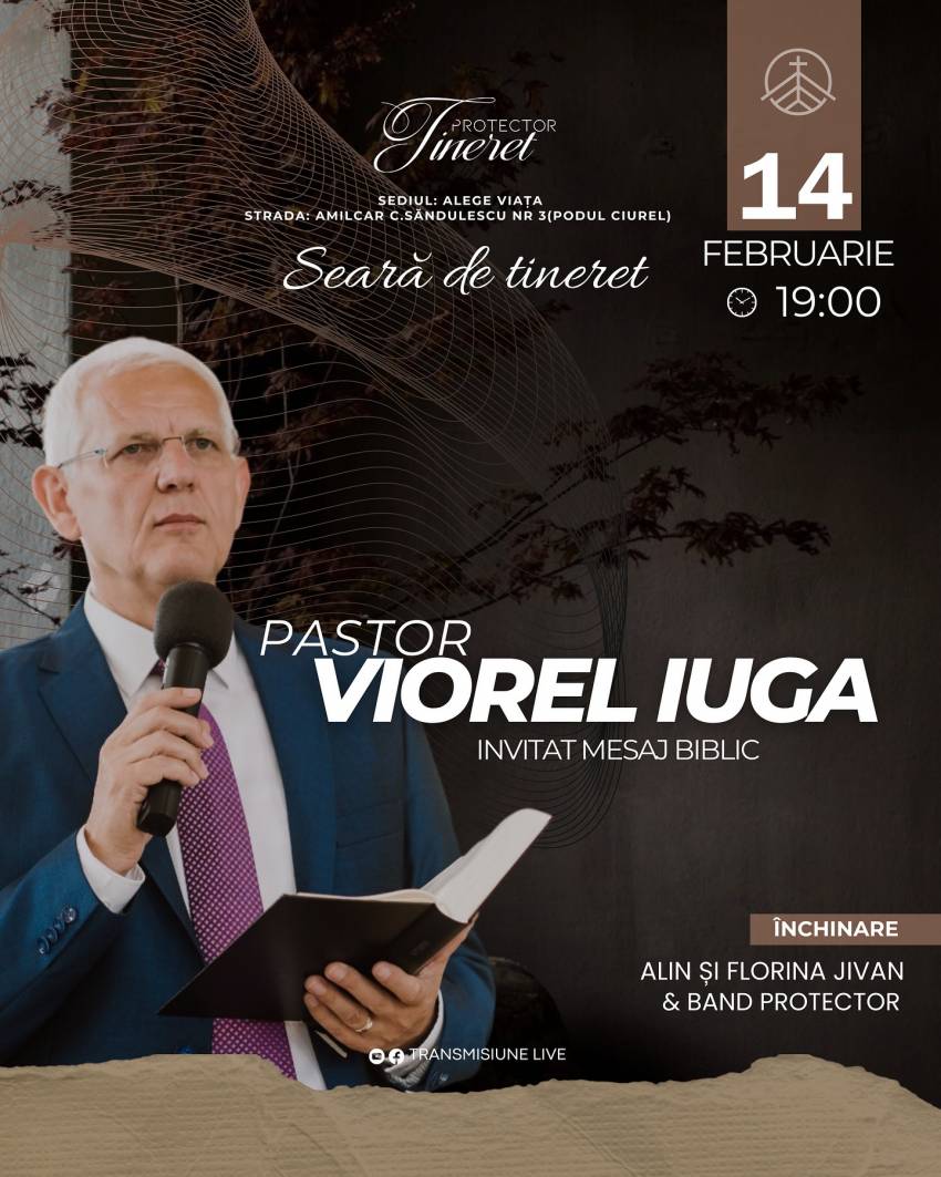 Viorel Iuga la Biserica Protector București