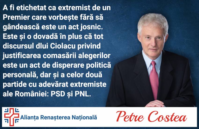 Peter Costea ◉ Dl Ciolacu, un Pinocchio al politicii românești