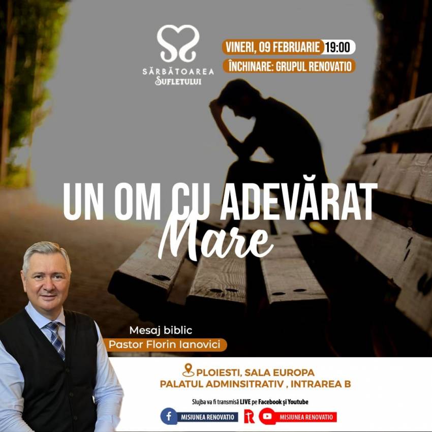 Sărbătoarea Sufletului cu Florin Ianovici la Ploiești