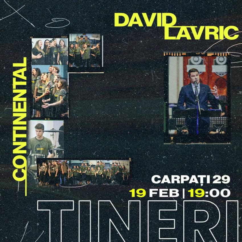 David Lavric la Biserica Carpați Cluj-Napoca