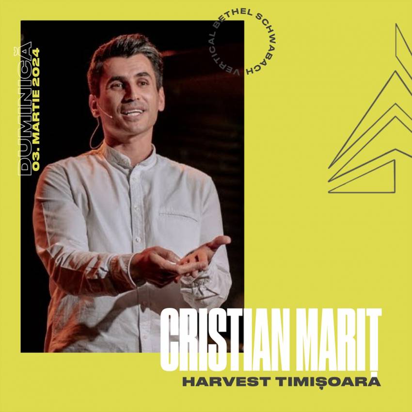 Cristian Mariț la Biserica Bethel Schwabach