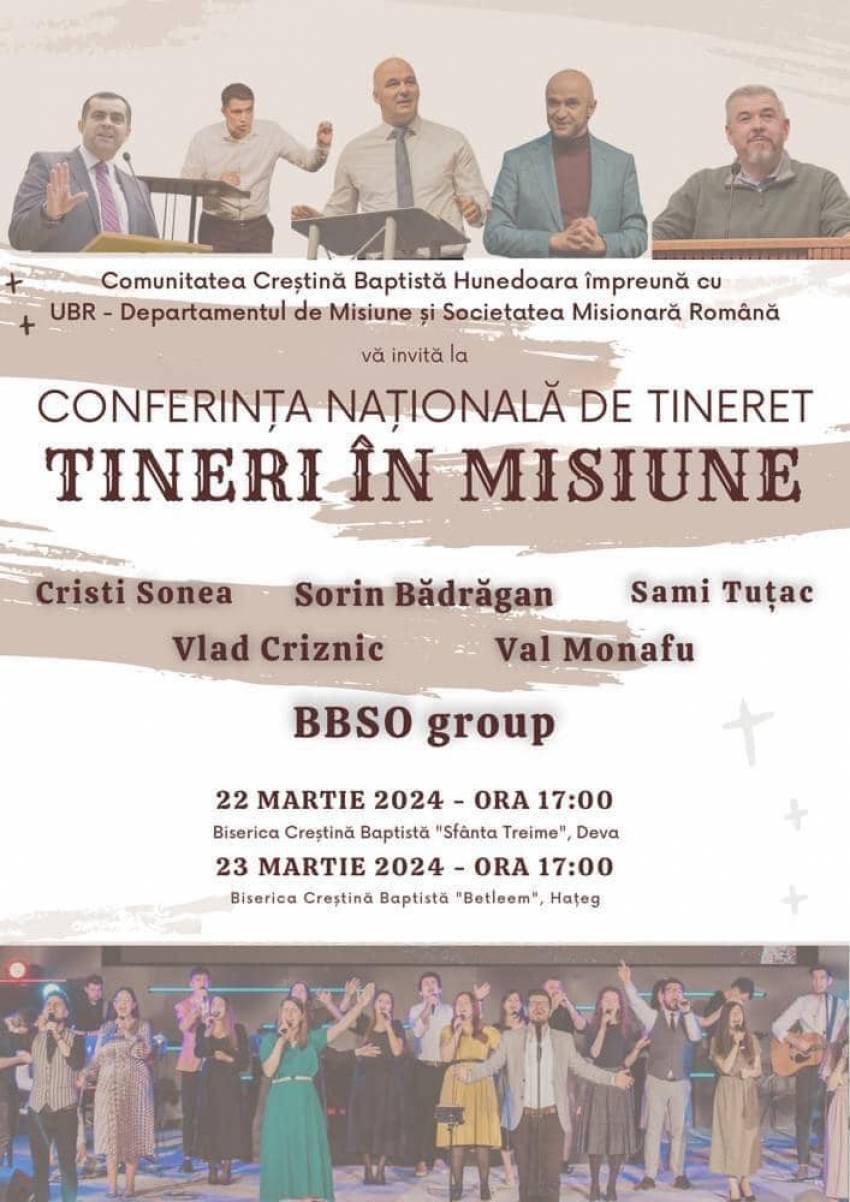 Conferința Națională de Tineret la Deva şi Hațeg