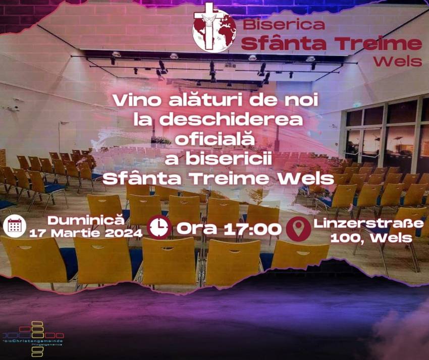 Deschiderea Bisericii Sfânta Treime Wels