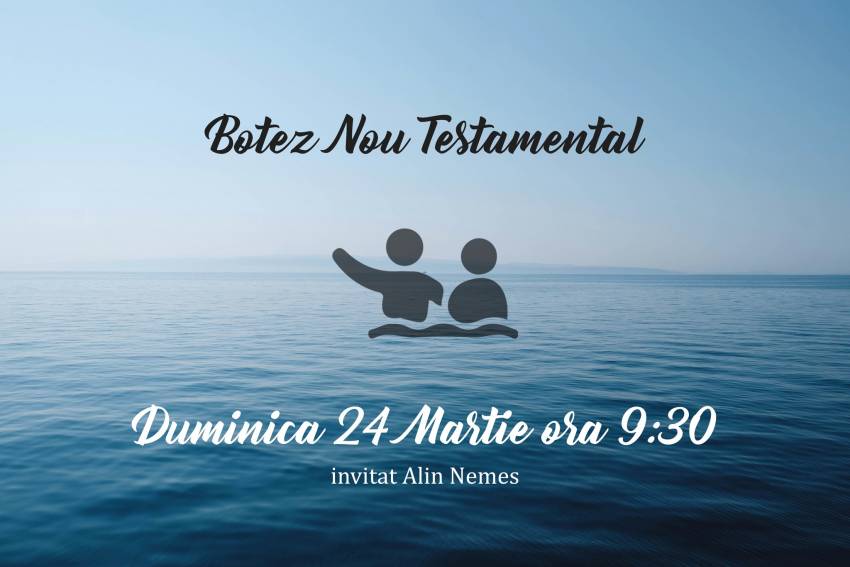 Botez la Biserica Elim Cluj-Napoca
