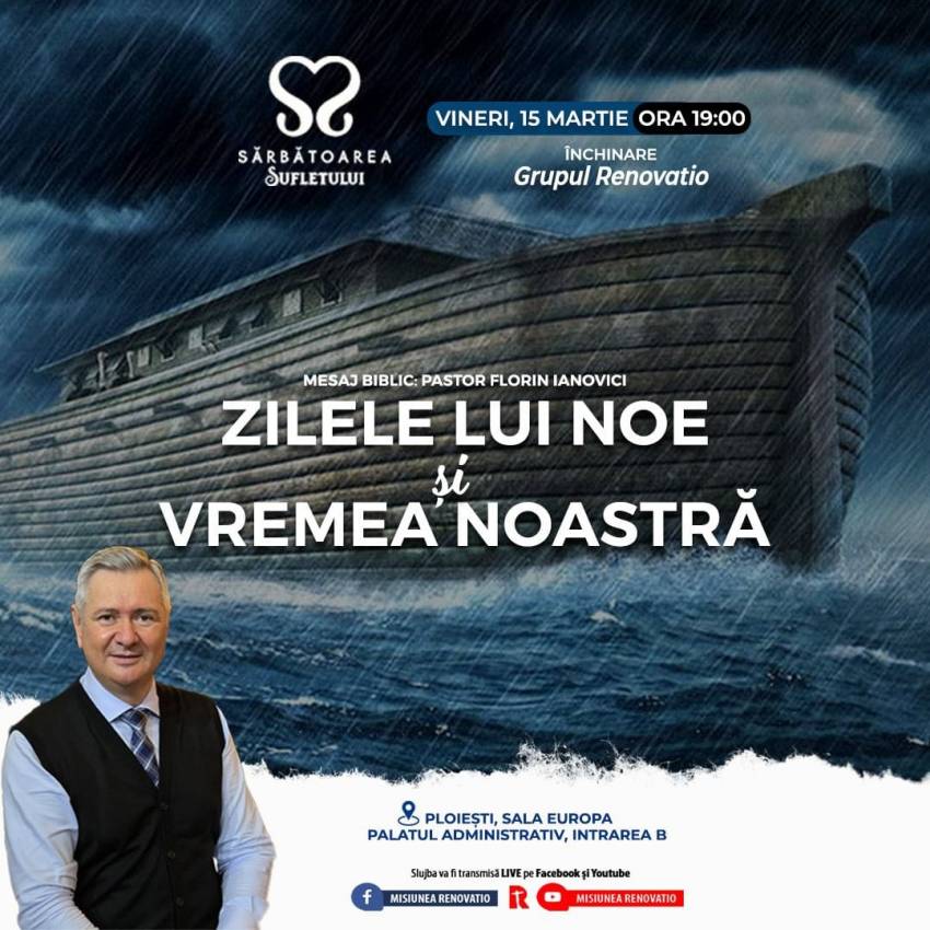 Sărbătoarea Sufletului cu Florin Ianovici la Ploiești