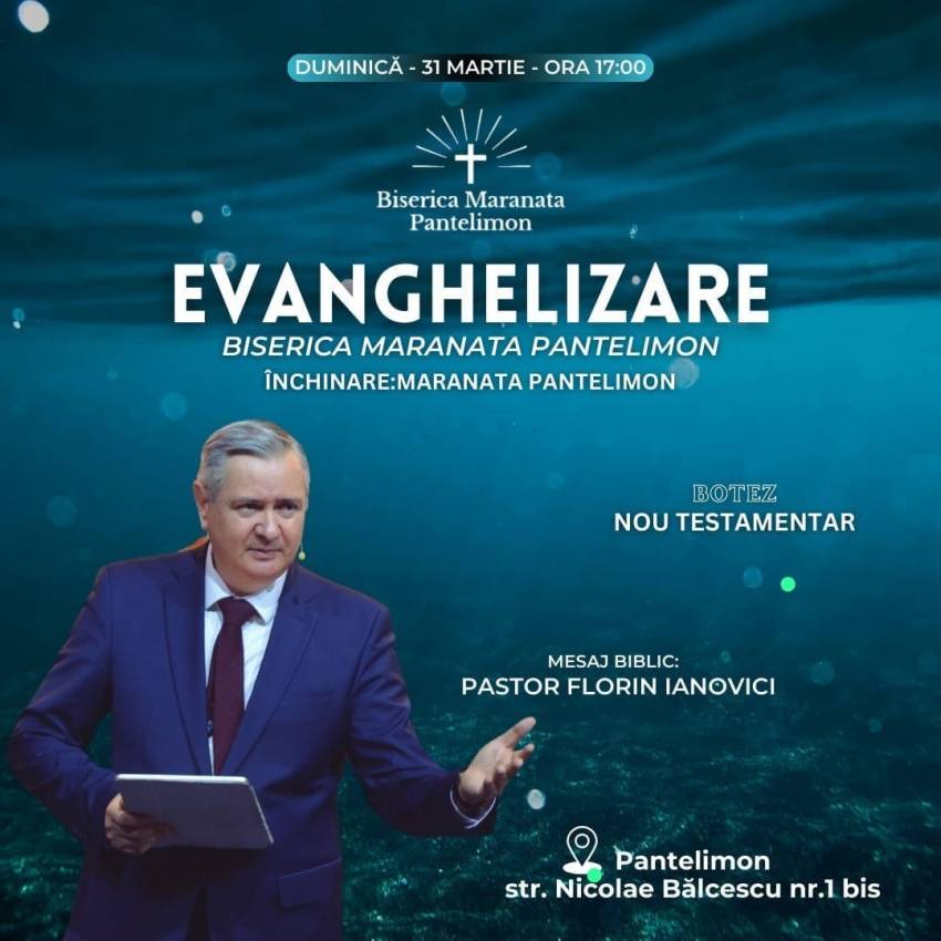 Florin Ianovici la Biserica Maranata Pantelimon