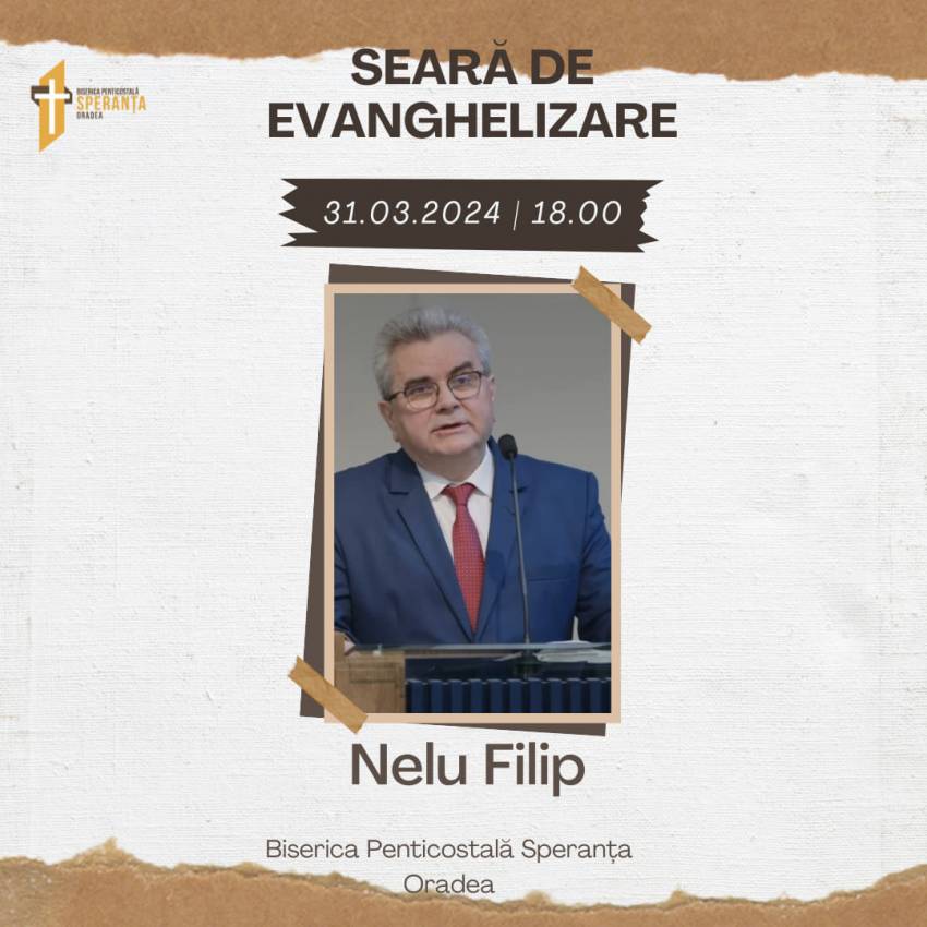 Nelu Filip la Biserica Speranţa Oradea