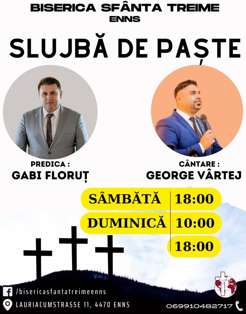 Gabi Floruț la Biserica Sfânta Treime Enns