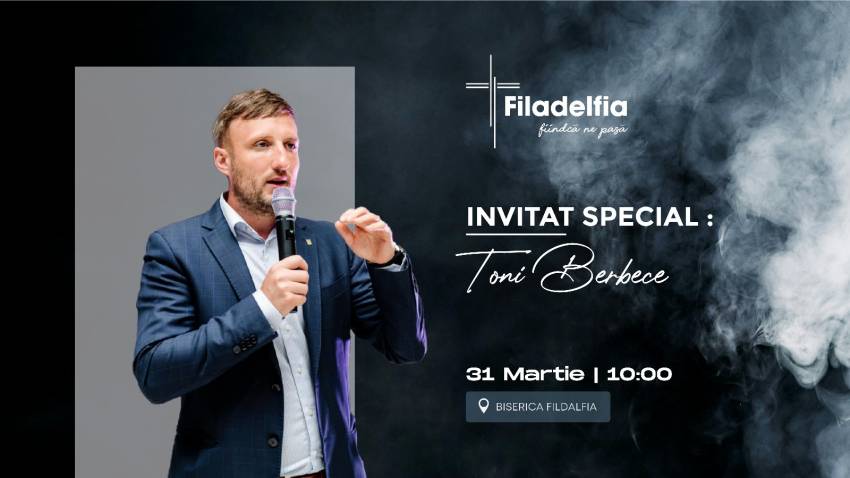 Tony Berbece la Biserica Filadelfia Baia Mare