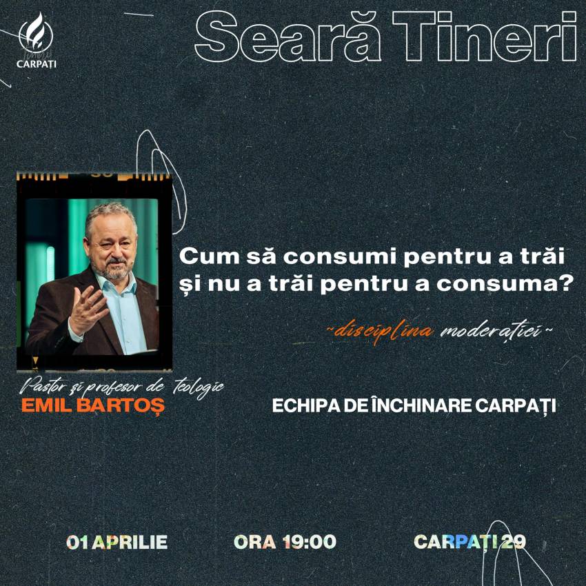Emil Bartoș la Biserica Carpați Cluj-Napoca