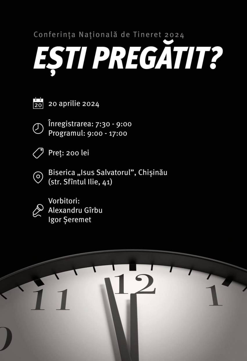 Conferință Națională de Tineret la Chişinău