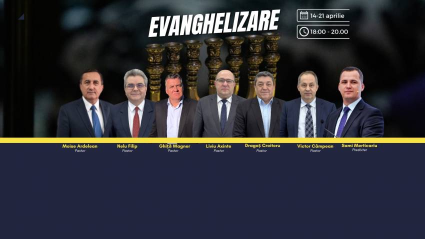 Seri de evanghelizare la Biserica Menorah Caransebeș
