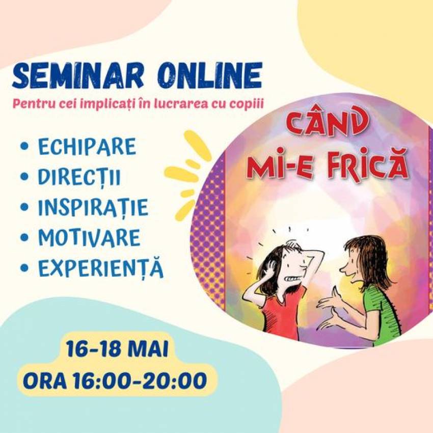 Seminar Online pentru liderii și învățătorii de copiii cu Mia Oglice