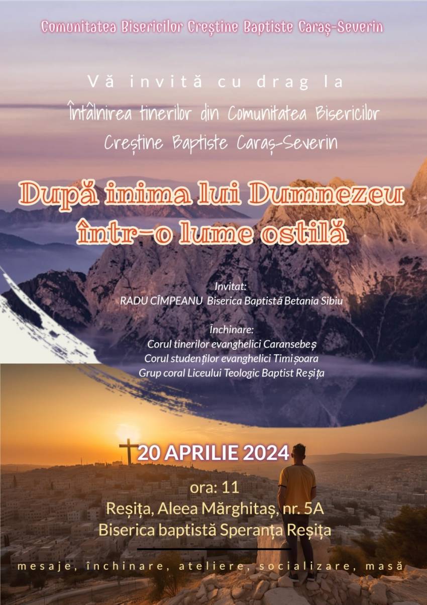 Conferință de tineret la Biserica Speranța Reșița