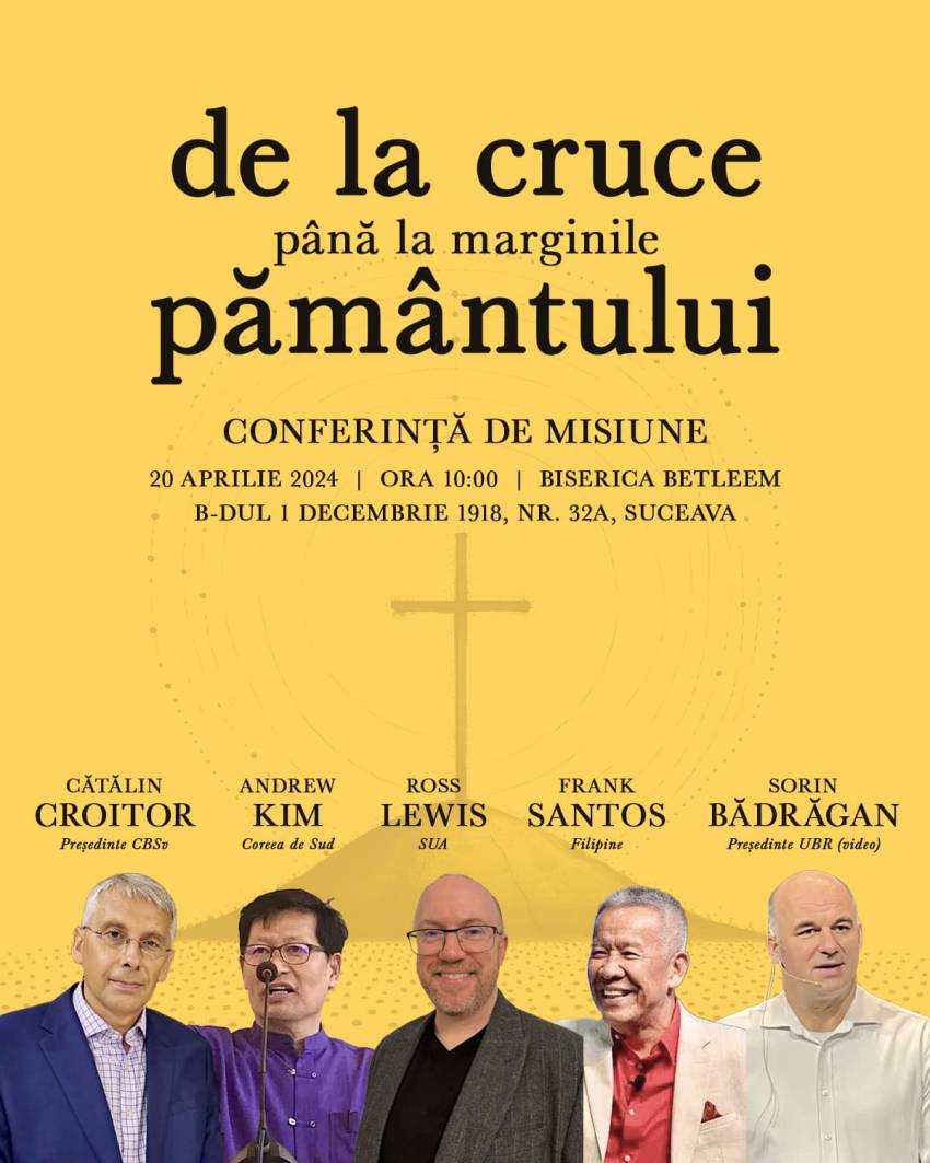 Conferință de Misiune la Biserica Betleem Suceava