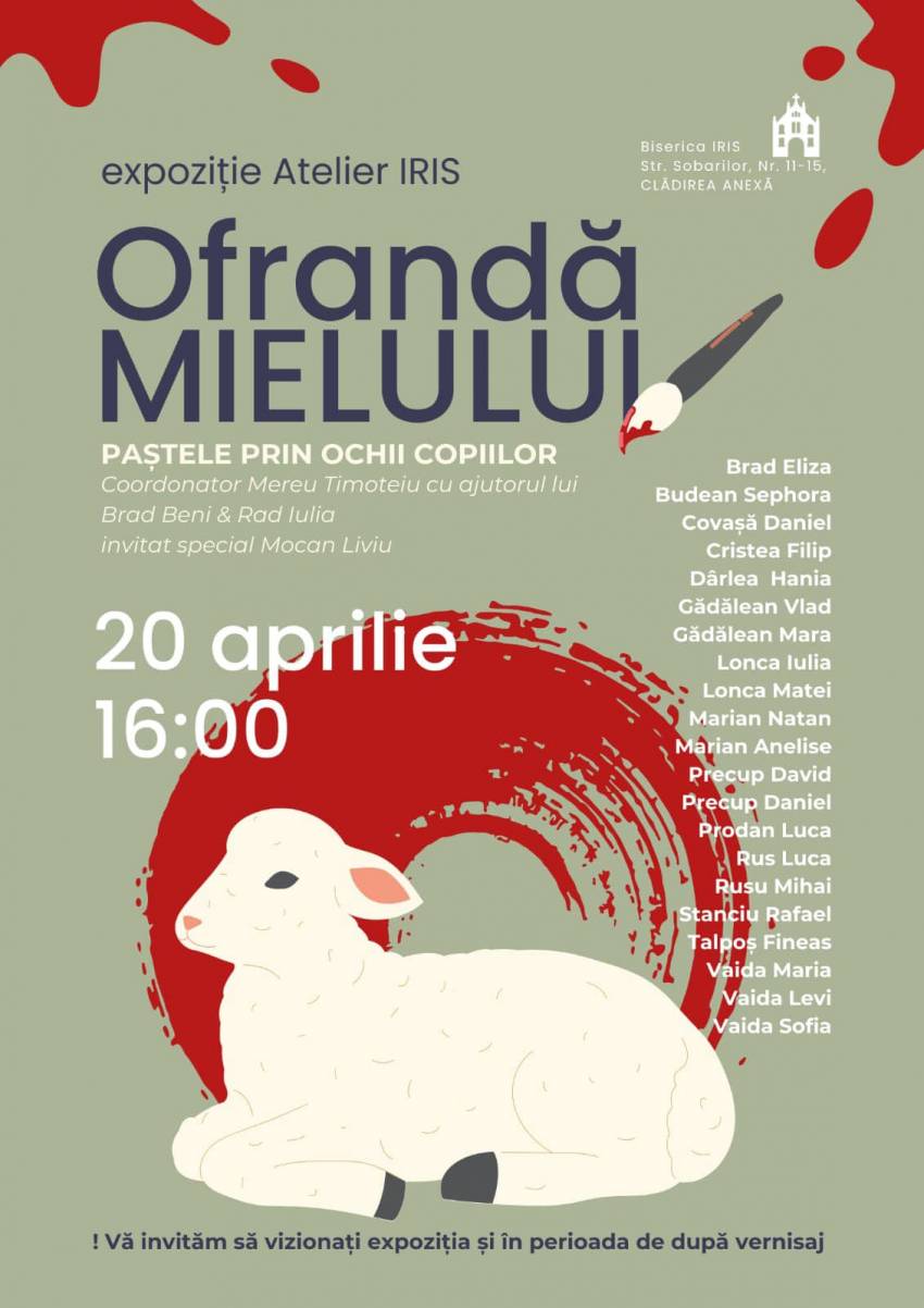 Expoziție la Biserica Iris Cluj-Napoca