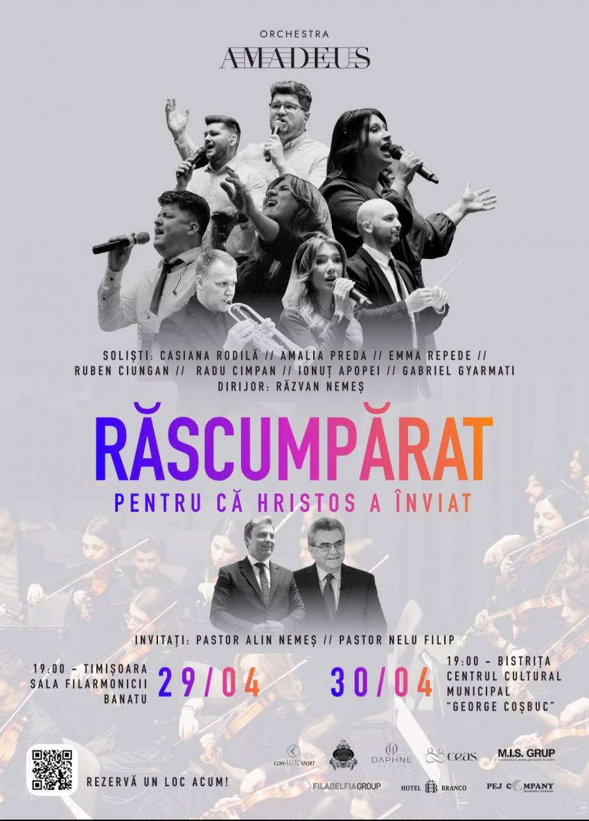 Orchestra AMADEUS la Timișoara și Bistrița