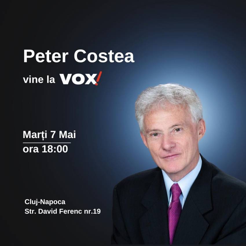 Peter Costea la Biserica Vox4Generations Cluj-Napoca