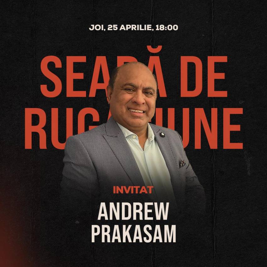 Andrew Prakasam la Biserica Filadelfia Oradea