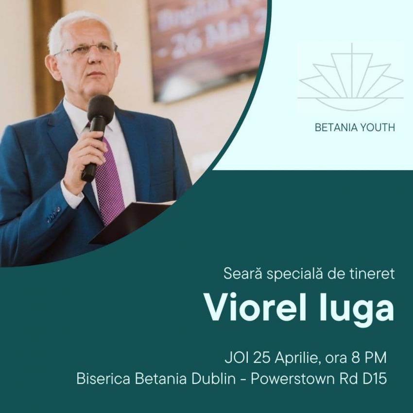 Viorel Iuga la Biserica Betania Dublin