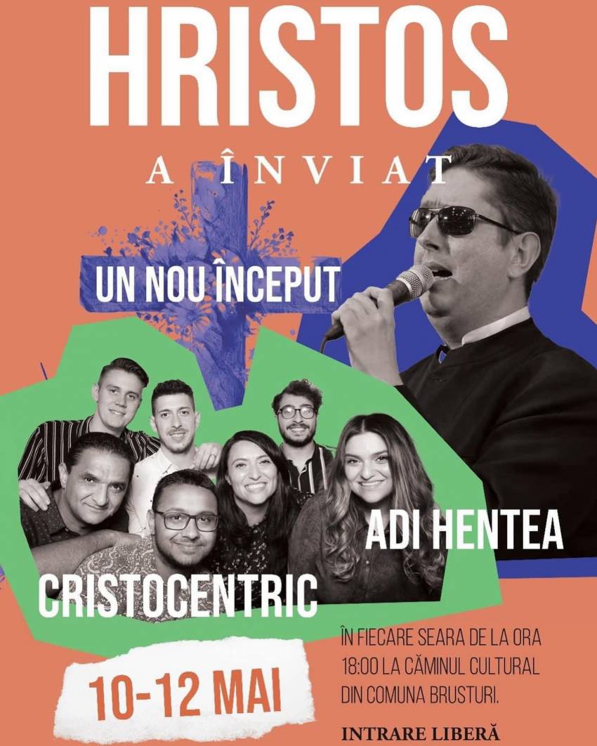 Cristocentric & Adi Hentea la Căminul Cultural Brusturi