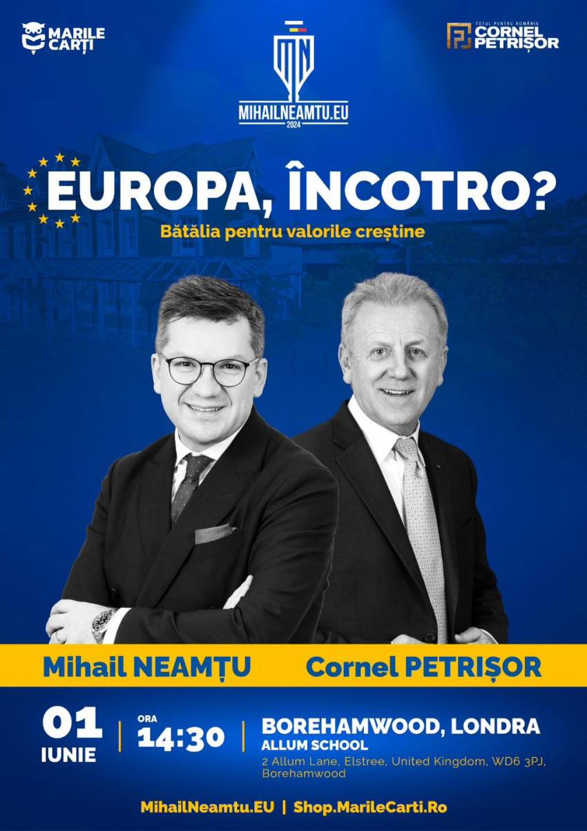Mihai Neamțu & Cornel Petrișor la Borehamwood