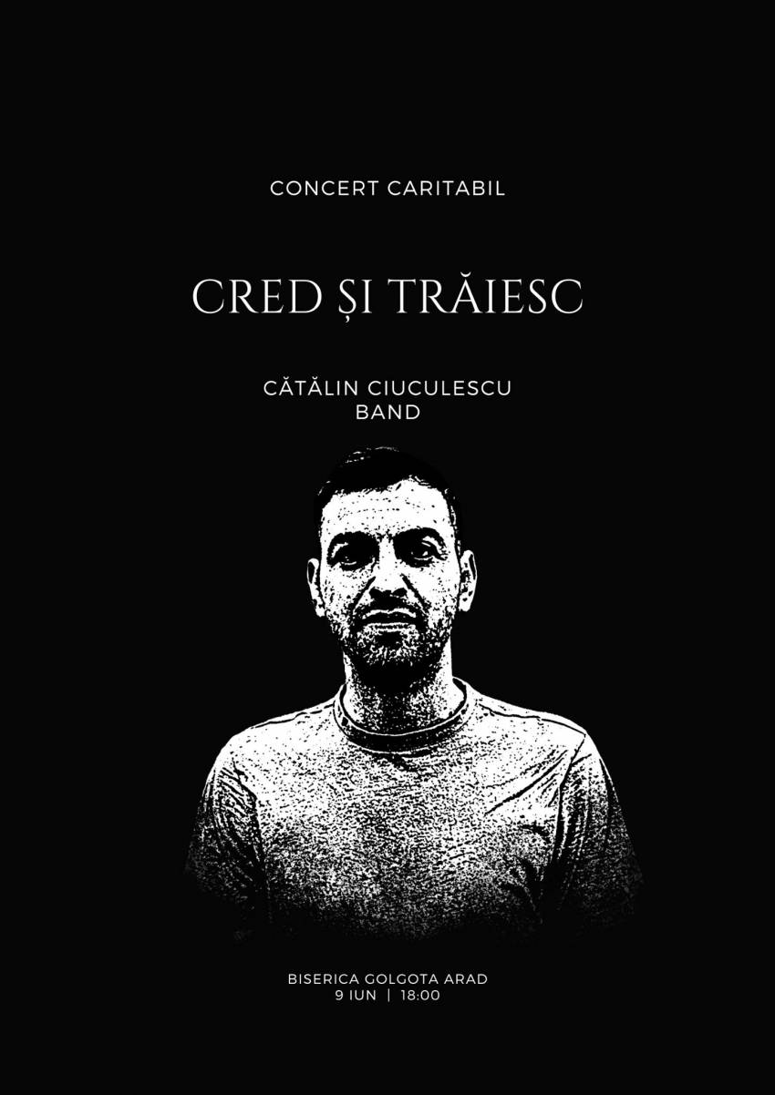 Concert Cătălin Ciuculescu la Biserica Golgota Arad