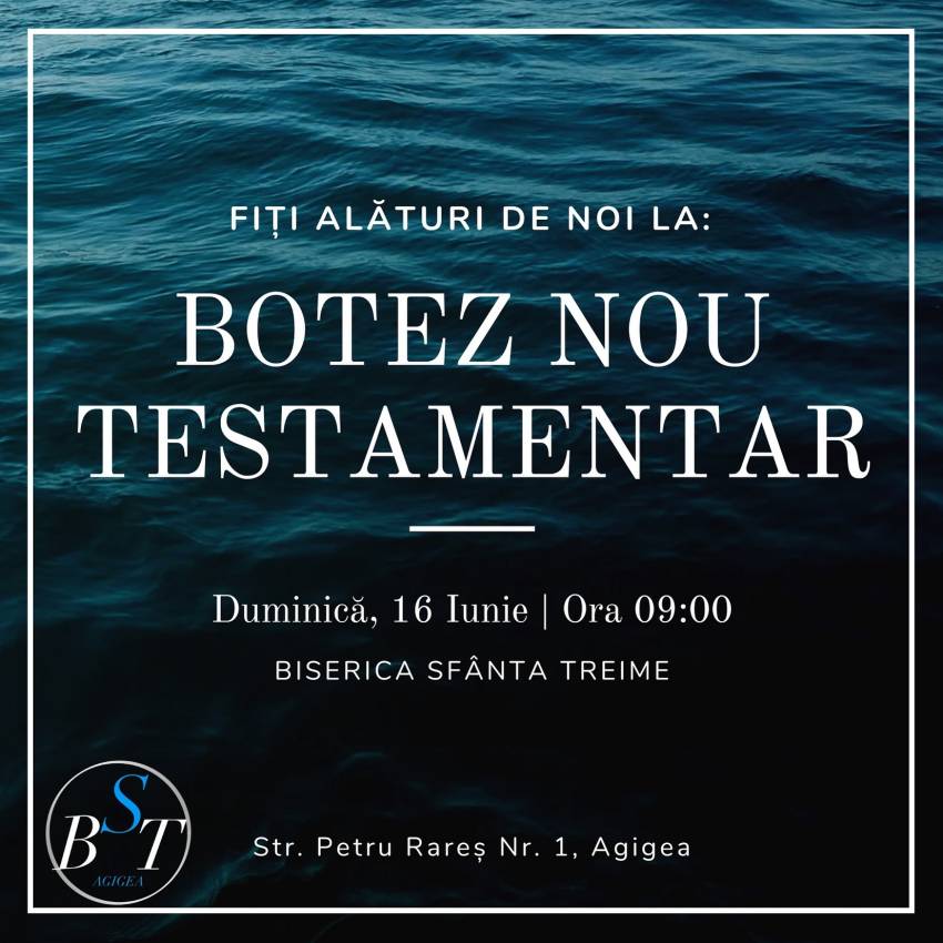 Botez la Biserica Sfânta Treime Agigea
