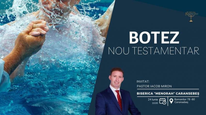 Botez la Biserica Menorah Caransebeș