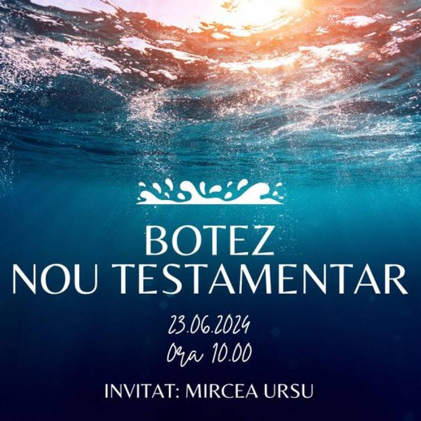 Botez la Biserica Sfânta Treime Deva