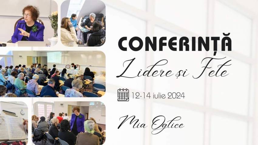 Conferință cu Mia Oglice la Centrul de Studii Biblice Surduc