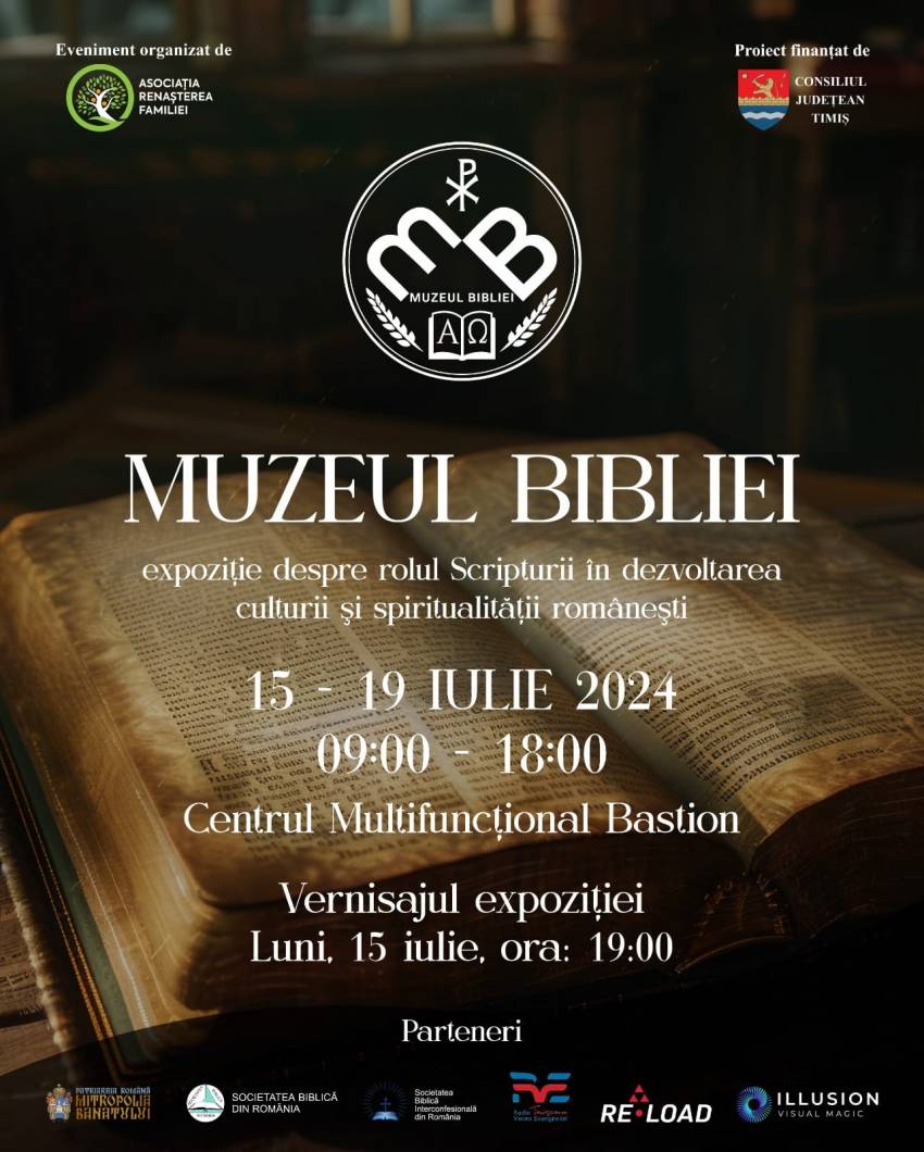 Muzeul Bibliei la Centrul Multifuncțional Bastion din Timișoara
