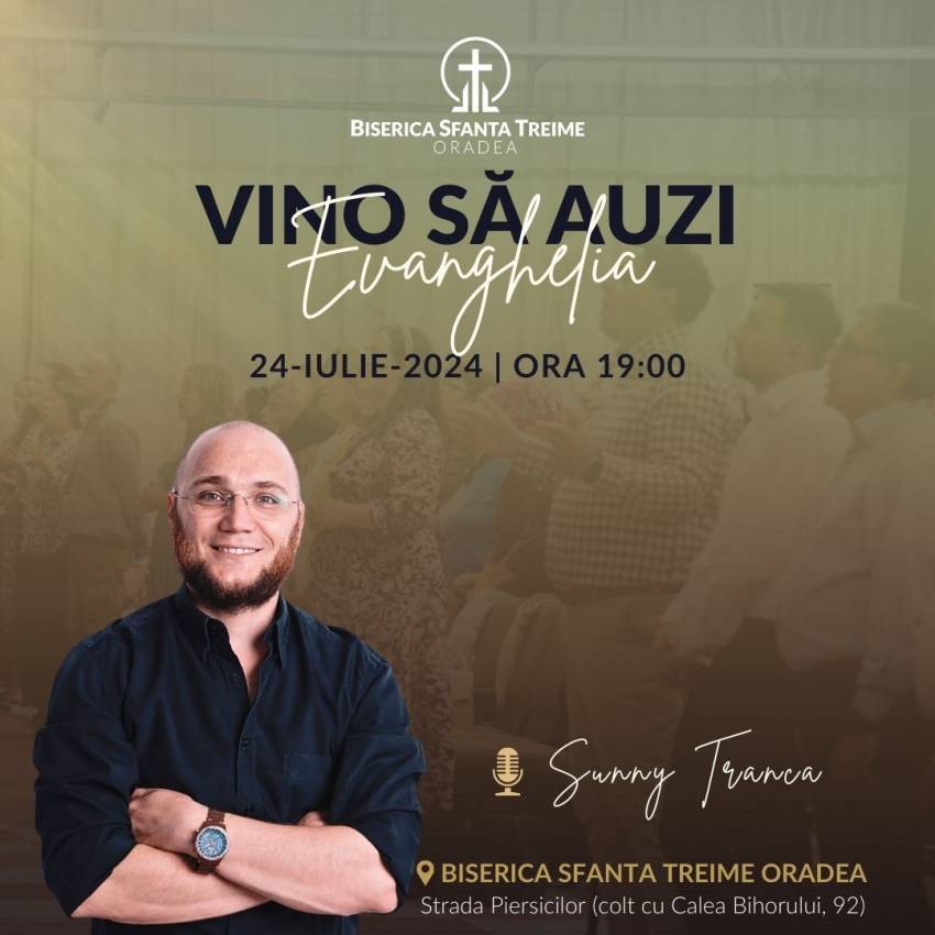 Sunny Trancă la Biserica Sfânta Treime Oradea