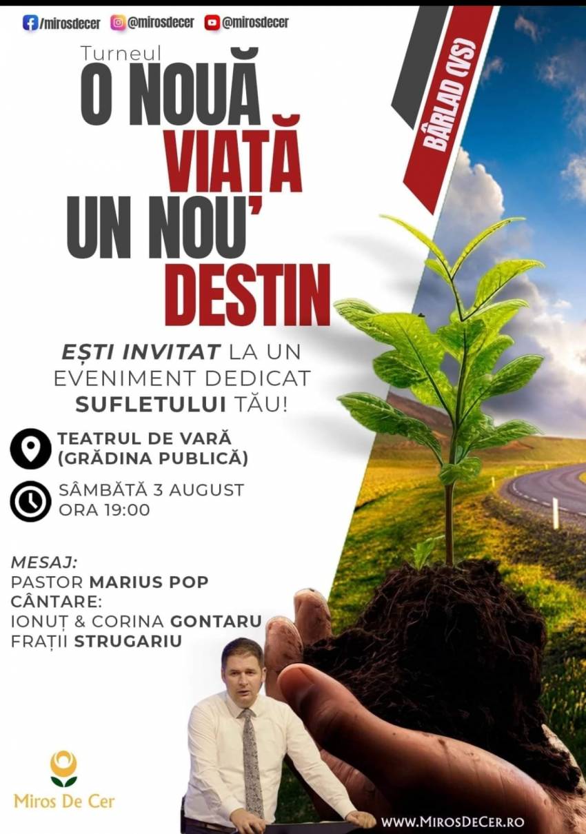 Marius Pop la Teatrul de Vară Bârlad