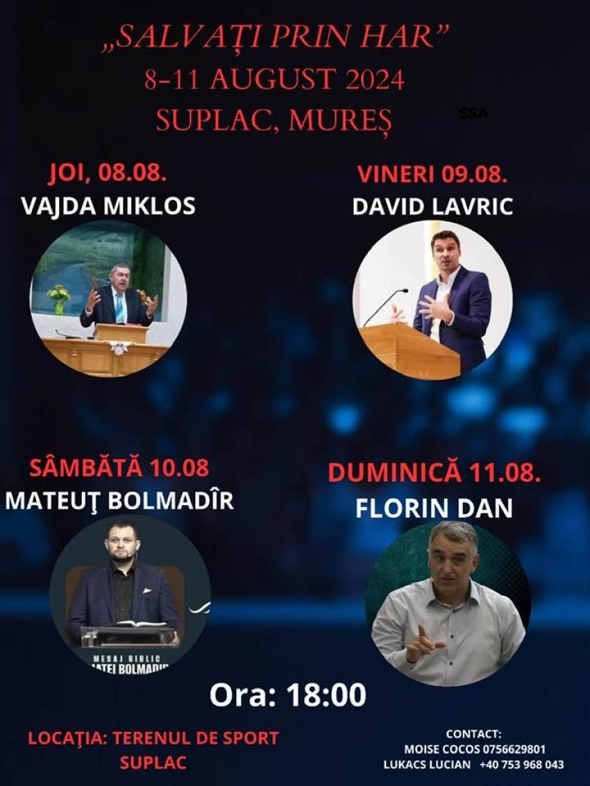 Seri de evanghelizare la Suplac